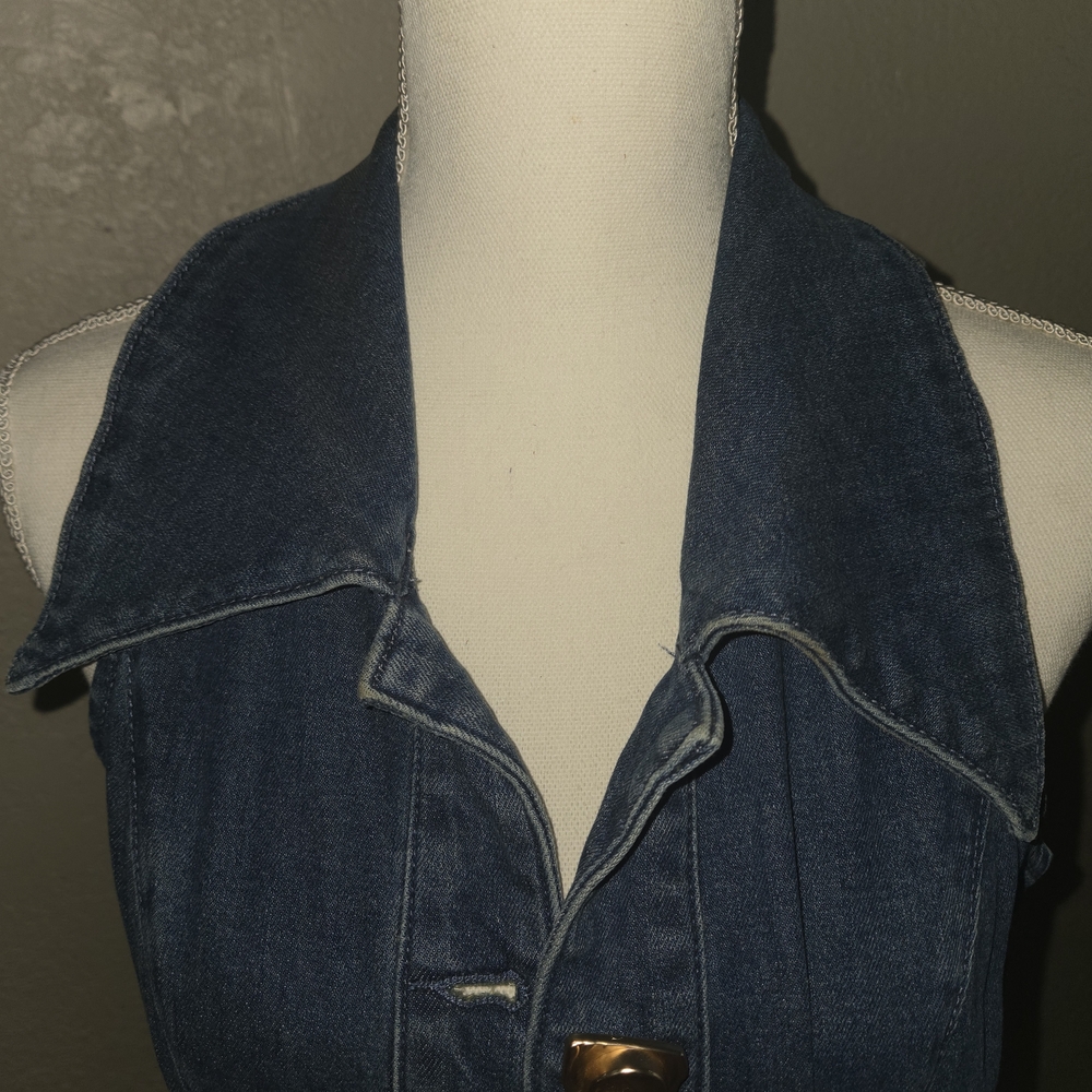 Urban Revino Denim Cutout Maxi Dress - Blue size 10 - Picture 10 of 12